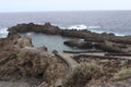 Charco del Viento natural swimming pools, Tenerife island, Spain