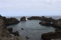 Charco del Viento natural swimming pools, Tenerife island, Spain