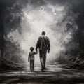 A Dark Path: Apocalyptic Art With Realistic Portrayal And Painterly Quality