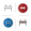 Charcoal barbecue grill icon