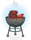 Charcoal Grill Royalty Free Stock Photo