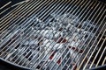 Charcoal in grill Royalty Free Stock Photo