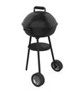 Charcoal Grill Isolated