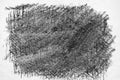 Charcoal hand drawing texture. Royalty Free Stock Photo