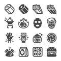 Charcoal icon set