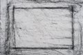 Charcoal on paper drowing background texture Royalty Free Stock Photo