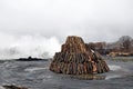 Charcoal pile Royalty Free Stock Photo