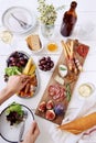 Charcuterie board Royalty Free Stock Photo