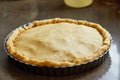 Chard pie, ready to bake in the oven. Step by step recipe Royalty Free Stock Photo