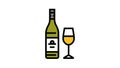 chardonnay white wine color icon animation