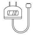 Charge vape set icon, outline style