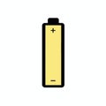 Charged yellow battery logo