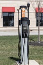 ChargePoint EV Charging Station. ChargePoint plug-in vehicle stations are in business parking lots or home use