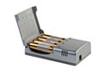 Charger for accumulators isolated. Royalty Free Stock Photo