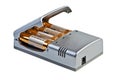 Charger for accumulators isolated. Royalty Free Stock Photo