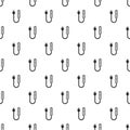 Charger pattern vector Royalty Free Stock Photo