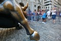 Charging Bull in Lower Manhattan