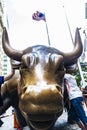 Charging Bull in New York City, USA Royalty Free Stock Photo