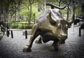 The charging bull of Wall Street Royalty Free Stock Photo