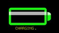 Charging and discharging battery icon animation