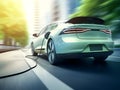 charging EV car electric vehicle clean energy for driving future, eco-friendly alternative energy concept, futuristic hybrid vehic