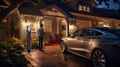 Charging at home: Depicting electric cars charging in residential areas
