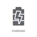 Charging icon. Trendy Charging logo concept on white background