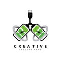 charging logo vector icon, smartphone vehicle, using electricity and battery Royalty Free Stock Photo