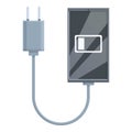 Charging phone mobile icon cartoon vector. Category power cell