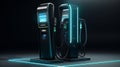 Charging stations for electric vehicles Royalty Free Stock Photo