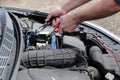 Charging a car battery