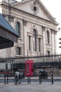 Charing Cross. Empty streets City of London during national lockdown. London, UK