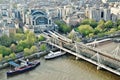 Charing Cross railway station in London, England Royalty Free Stock Photo