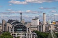 Charing Cross railway station, Seen from London Eye, England Royalty Free Stock Photo