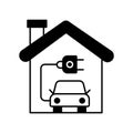 Charing home Vector Icon which can easily modify or edit. Royalty Free Stock Photo