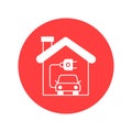 Charing home Vector Icon which can easily modify or edit. Royalty Free Stock Photo