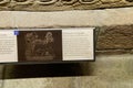 Chariot horses, Orthostat stele Royalty Free Stock Photo