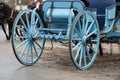 chariot wagon in Williamsburh Virgina historical houses Royalty Free Stock Photo