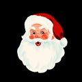 Santa Claus happy charismas. Royalty Free Stock Photo