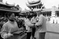 Charitable donation at nanputuo temple