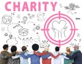 Charity Aid Donation Awareness Concept Royalty Free Stock Photo