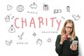 Charity Aid Donation Awareness Concept Royalty Free Stock Photo