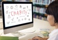 Charity Aid Donation Awareness Concept Royalty Free Stock Photo