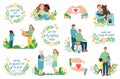 Charity Flat Icons Collection