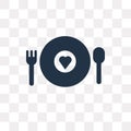 Charity Food vector icon isolated on transparent background, Charity Food transparency concept can be used web and mobile
