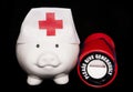 Charity healthcare piggy bank