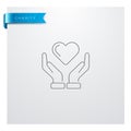 Charity Line Icon