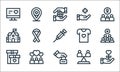 Charity line icons. linear set. quality vector line set such as charity, donation, gift box, equality, charity, school, woman,