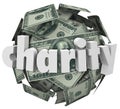 Charity Money Ball Fundraiser Hundred Dollar Sphere