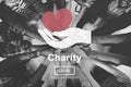 Charity Relief Support Donation Charitable Aid Concept Royalty Free Stock Photo